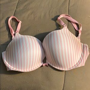 Striped Victoria’s Secret Push-Up Bra